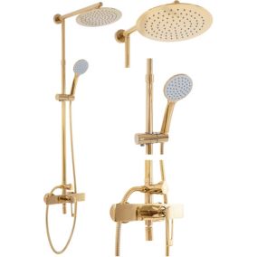 Kit de douche REA Colonne de douche Aldi gold