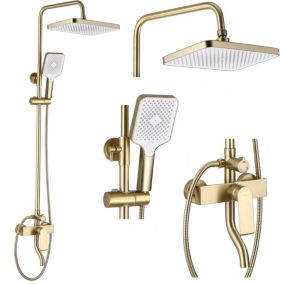 Kit de douche REA Colonne de douche Hass gold