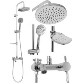 Kit de douche REA Colonne de douche Luis chrome