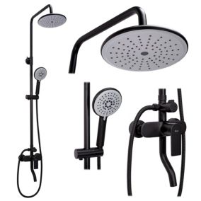 Kit de douche REA Colonne de douche Verso black