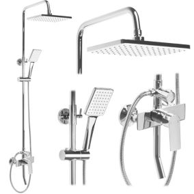 Kit de douche REA Maximus Chrome