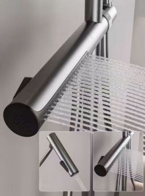 Kit De Douche Rea Pedro Thermostat Titanium