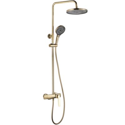 Kit De Douche Rea Rebel Gold 17X25X135,5Cm