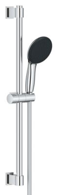Kit de douche sans robinetterie avec douchette 1 jet + flexible + barre chrome, Grohe Vitalio Start 110