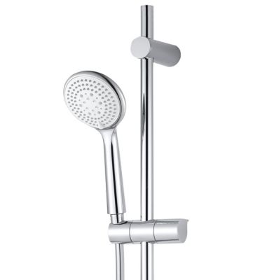 Kit de douche thermostatique chrome GoodHome Cavally