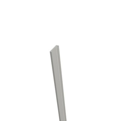 Kit de finition pour porte d'entrée L.218 x l.3 cm blanc ral 9003MAT