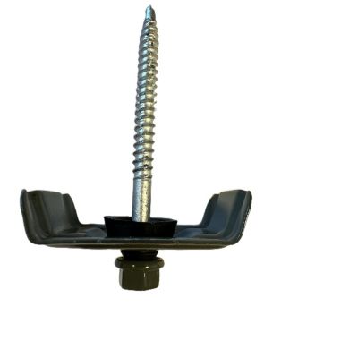 Kit de fixation 50 vis autoperceuses 6.5x80mm gris
