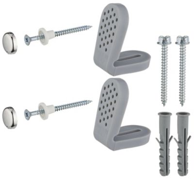 Kit Fixation WC au Sol,Vis Fixation WC, Fixation sur Pied Toilet, Kit de  Fixation pour Cuvette de WC y Compris Bouchon d'Extension, Support de  Montagepour Fixation/Pièces de Rechange(Vis 80mm) : : Bricolage