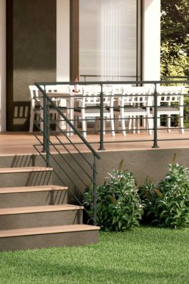 Kit de fixation d'angle anthracite RAL 7016