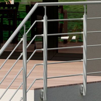 Kit de fixation d'angle Cala grisClair RAL 7035 Sogem