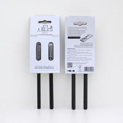 Kit de fixation invisible Chloé pour tablette murale D.11 mm - Soboplac