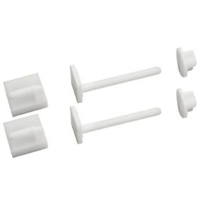 2Pcs Fixation Abattant WC,Fixation Cuvette WC,Kit de Fixation