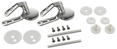 Kit de fixation abattant toilette attaches zinc et visserie - Centrakor