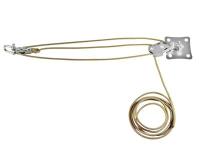 Kit de fixation pour voile d'ombrage Avec Poulies Corde Beige Maanta