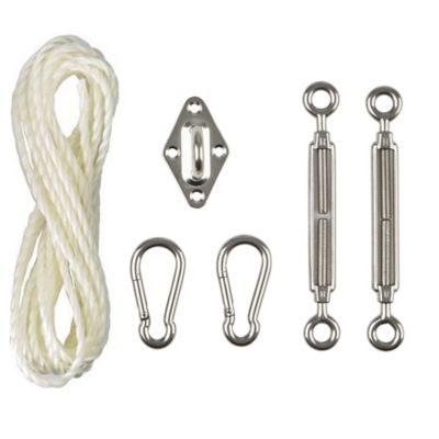 KIT DE FIXATION POUR VOILE D'OMBRAGE Kit De Fixation Pour Voile D'ombrage - FOLAYA - Acier