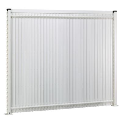 Kit de lamelles occultantes PVC blanc H.173 cm