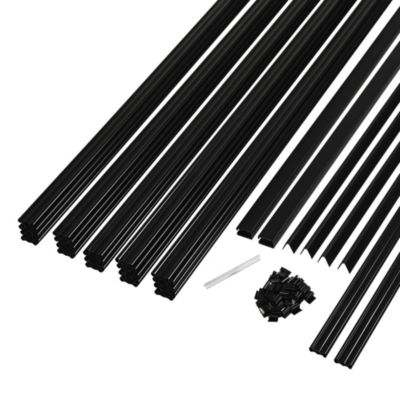 Kit de lamelles occultantes PVC noir H.103 cm