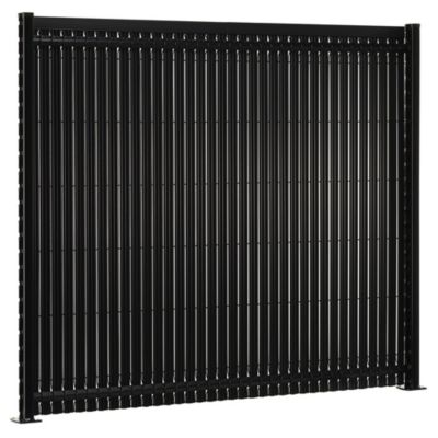 Kit de lamelles occultantes PVC noir H.193 cm