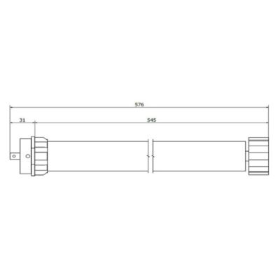 Kit de motorisation radio solaire pour volet roulant 40 kg - 20 Nm