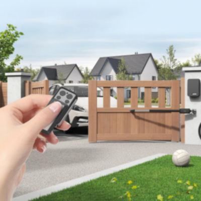 Kit de motorisation télescopique à vérins pour portail à battants — free download