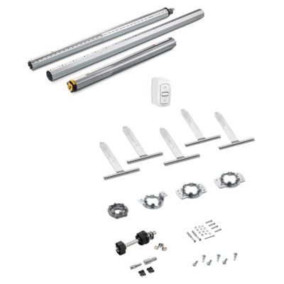 Kit de motorisation volet roulant porte-fenêtre MS 2600 – Filaire - Somfy - Kit universel - Compatible tous coffres