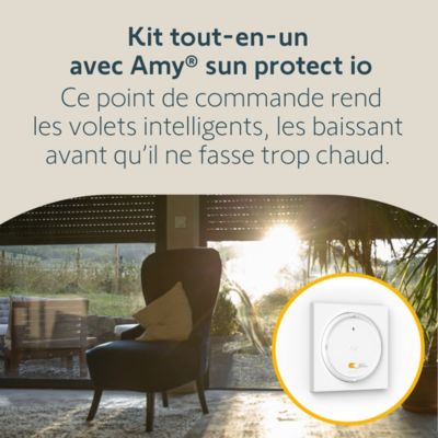 Kit de motorisation volet roulant porte-fenêtre RMS 2600 – Radio io-homecontrol® - Somfy - Kit universel - Compatible tous coffres