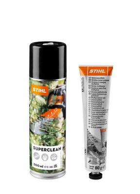 Kit de nettoyage et d'entretien Stihl Care & Clean HS Plus pour taille-haies et taille-haies sur perche