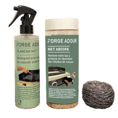 Kit de nettoyage pour plaque de cuisson plancha Forge Adour