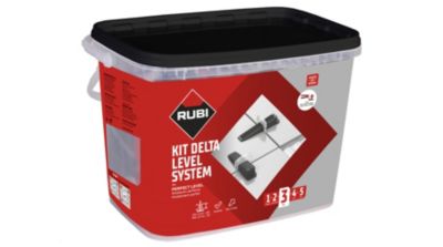 Kit de nivellement Delta Level System pour pose de pavements et carrelages, Rubi