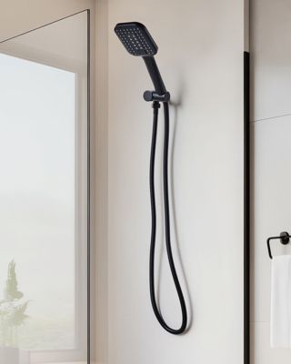 Kit de pommeau de douche avec tuyau flexible TINGO 4 modes Noir