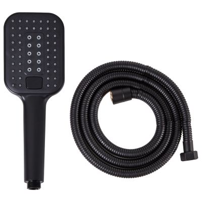 Kit de pommeau de douche avec tuyau flexible TINGO 4 modes Noir