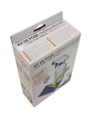 Kit de pose pour film adhésif vitrage