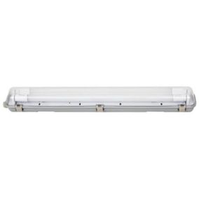 Kit de Réglette LED IP65 + 2 Tube Néon LED 120cm T8 18W - Blanc Chaud 2300K - 3500K - SILAMP