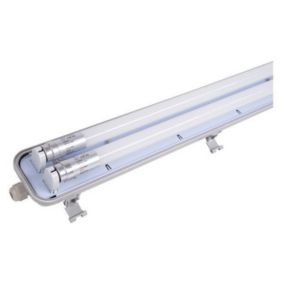 Kit de Réglette LED étanche Double IP65 + 2 Tubes T8 120cm 18W - Blanc Neutre 4000K - 5500K - SILAMP