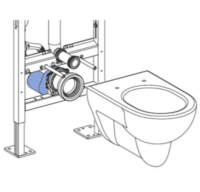 Kit de raccordement pour WC suspendu Geberit