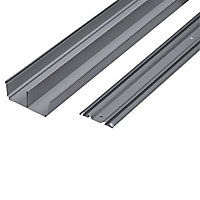 Kit de rails Form haut + bas L. 150 cm, laqué gris