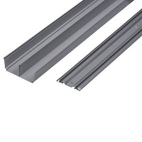 Kit de rails Form haut + bas L. 150 cm, laqué gris