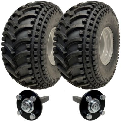 Kit de remorque pour quad 22x11.00-8 à centre ouvert P308 : roues et essieux, capacité de charge 310 kg