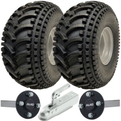 Kit de remorque pour quad 22x11.00-8 à jantes ajourées P308 avec essieux ALKO et attelage SPP (310 kg)