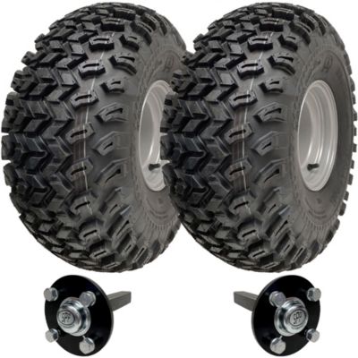 Kit de remorque pour quad : roues utilitaires 22x11.00-8, jantes 35x35, moyeu et demi-essieux, 750 kg