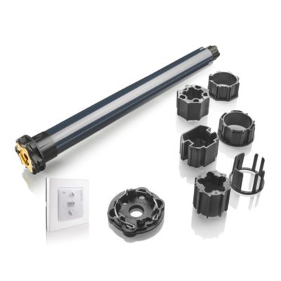 Kit de remplacement moteur volet roulant porte-fenêtre – Radio RTS - Somfy - Installation facile - Commande sans fil incluse