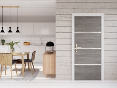 Kit de rénovation pour porte intérieur Nordlinger Pro chêne greige