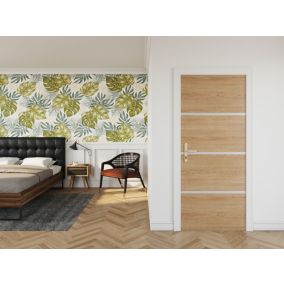Kit de rénovation pour porte intérieur Nordlinger Pro décor chêne naturel
