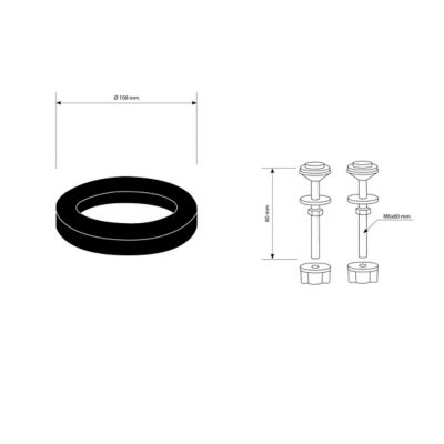 Kit de rénovation pour réservoir de toilette Flomasta