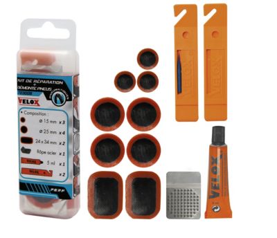 Kit de réparation et démonte-pneu Velox