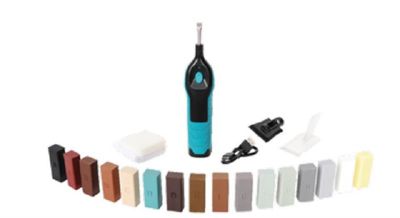 Kit de retouche carrelage - avec 16 bâtonnets de cire colorés - PAVILIFT