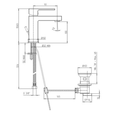 Kit De Robinetterie Finition Chromée Mélangeur Bidet, Lavabo, Douche