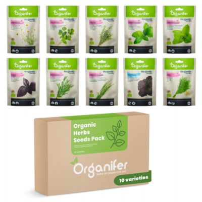 Kit de Semences de Herbes Biologiques - 10 Variétés - Organifer