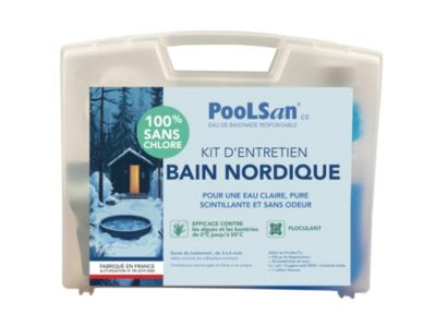 Kit de traitement sans chlore pour bain nordique