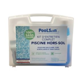 Kit de traitement sans chlore pour piscine de 5 à 20 m3 - PooLSan